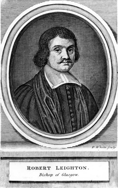 Robert Leighton, Archbishop of Glasgow, print made by Robert White by Scottish School